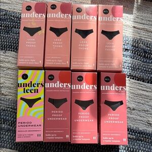 Unders Leak Proof Thong and Period Underwear Set